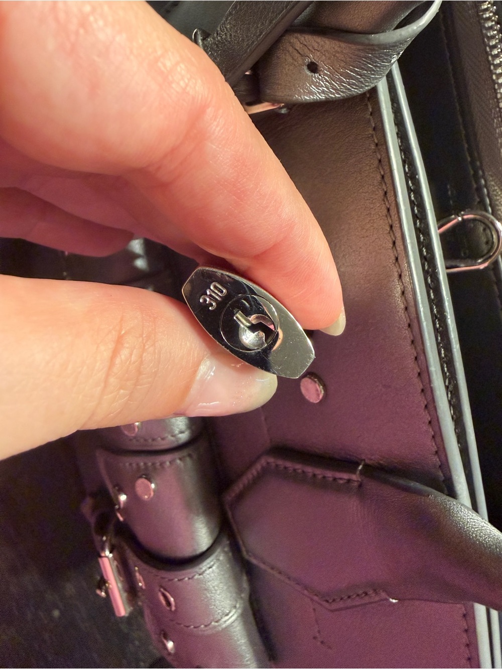 Louis Vuitton Metallic Gunmetal Gray Calf Leather City Steamer PM - Picture 16 of 16